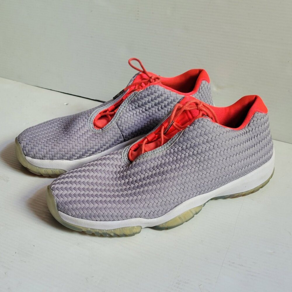 RARE🔥 Nike Air Jordan Future Low Wolf Grey Infrared 718948-023 Men's 11.5 Shoes